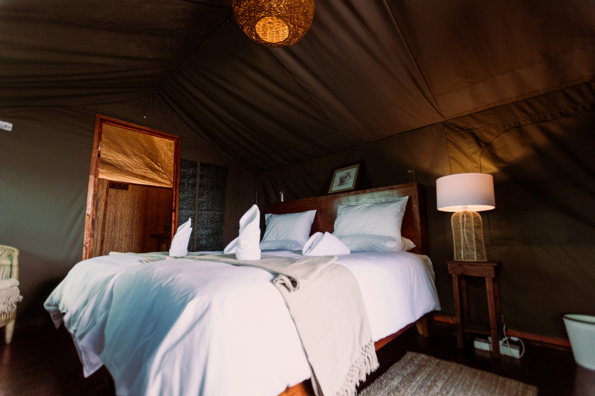 Accommodation at Munga Plains, Botswana.